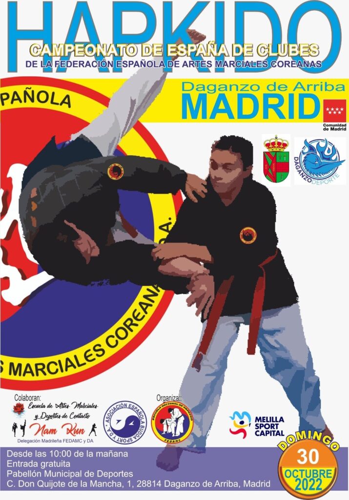 Cartel Campeonato España Hapkido
