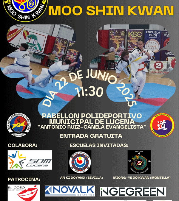 I Gala de Hapkido Moo Shin Kwan en Lucena
